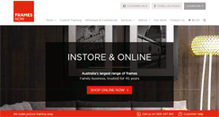 Desktop Screenshot of framesnow.com.au